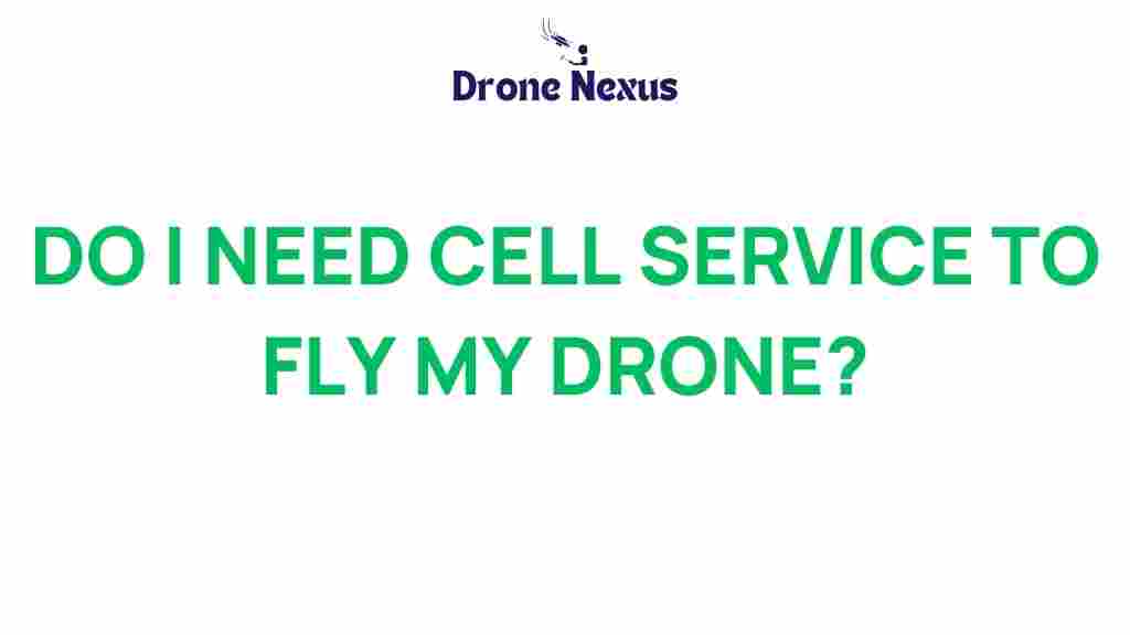 do-you-need-cell-service-to-fly-your-drone
