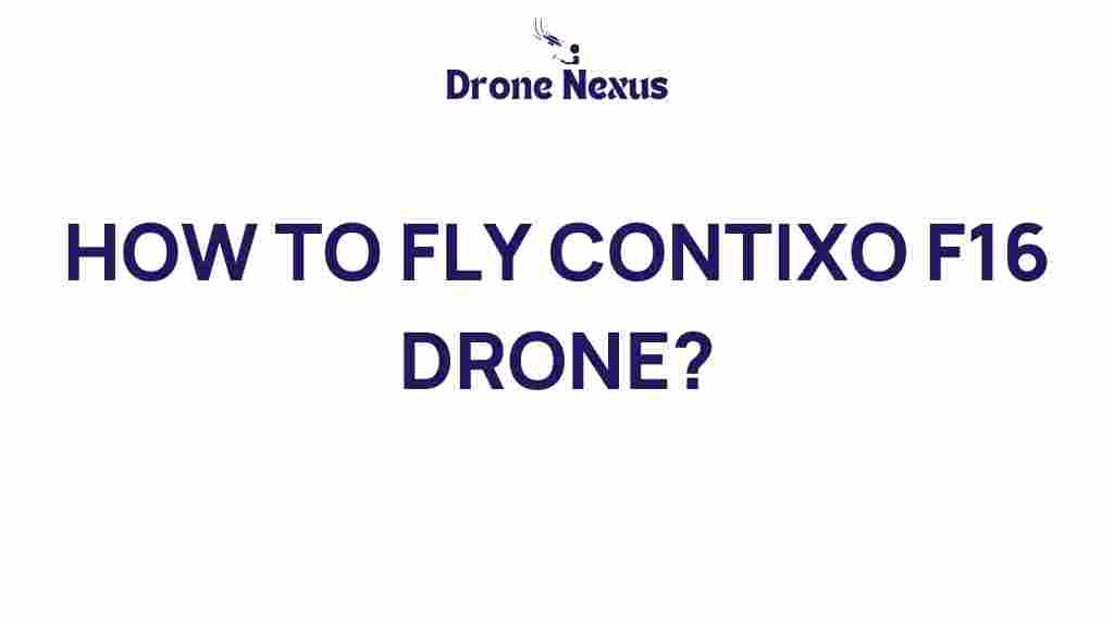 contixo-f16-drone-flying-guide