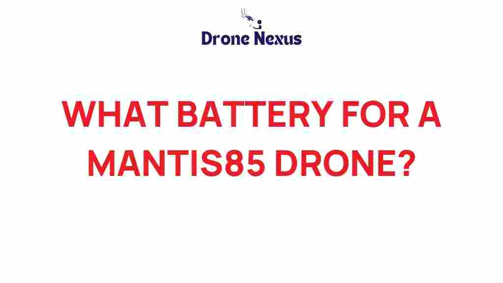 what-battery-for-mantis85-drone