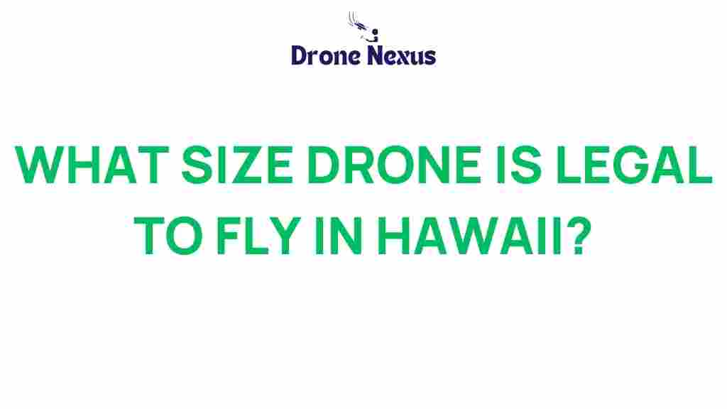 what-size-drone-legal-fly-hawaii